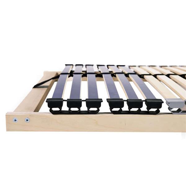 Grote foto vidaxl lattenbodem bruin 80 x 190 cm massief beukenhout antiek en kunst stoelen en banken