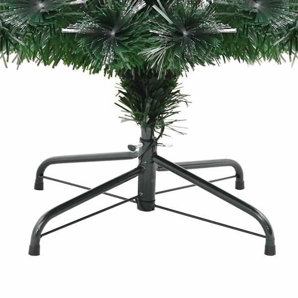 Grote foto vidaxl kunstkerstboom met 210 led met standaard groen 180 cm pvc diversen overige diversen