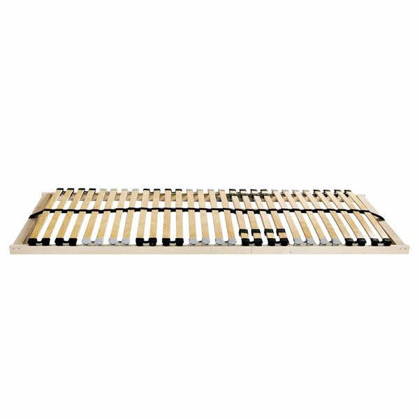 Grote foto vidaxl lattenbodem bruin 100 x 190 cm massief beukenhout antiek en kunst stoelen en banken