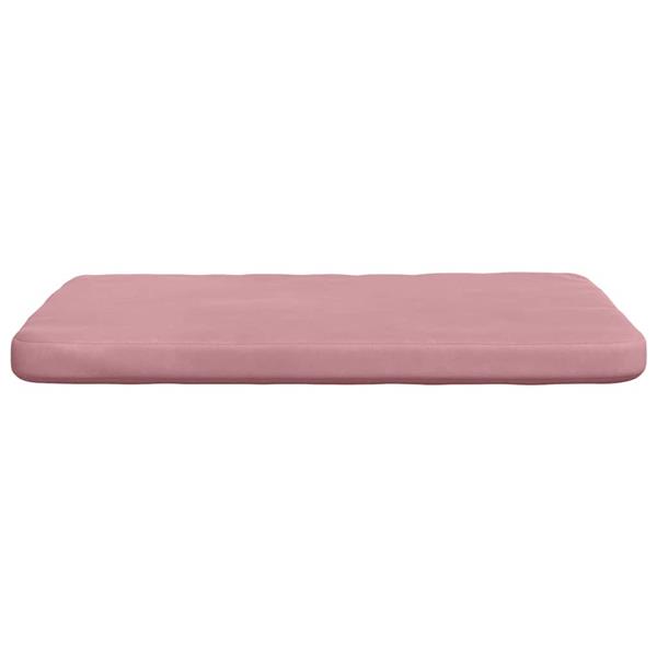 Grote foto vidaxl zitkussens 4 pcs roze 40 x 40 x 3 cm fluweel huis en inrichting woningdecoratie