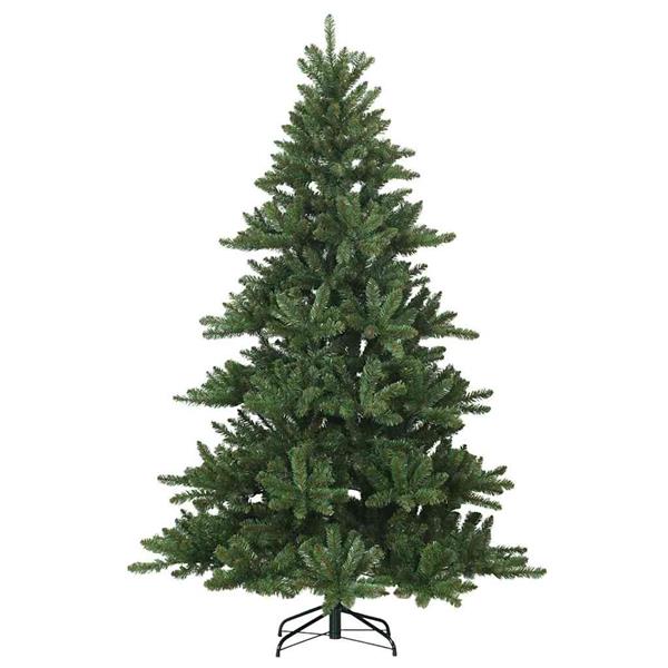 Grote foto vidaxl kunstmatige inklapbare kerstboom groen 210 cm pvc staal diversen overige diversen
