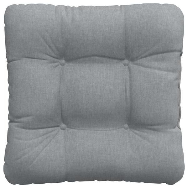 Grote foto vidaxl zitkussens 4 pcs lichtgrijs 40 x 40 x 12 cm stof huis en inrichting woningdecoratie