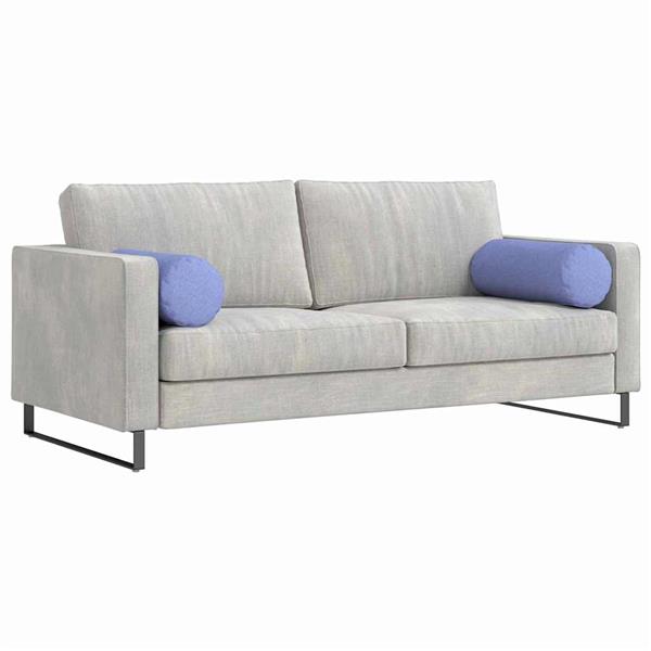 Grote foto vidaxl bolster kussens 2 stuks jeans blauw 25 x 70 cm stof huis en inrichting woningdecoratie