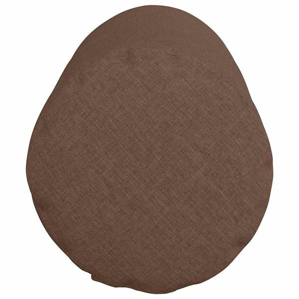 Grote foto vidaxl bolster kussens 2 stuks bruin 25 x 70 cm stof huis en inrichting woningdecoratie