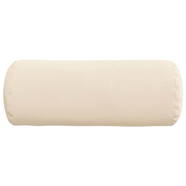 Grote foto vidaxl bolster kussens 2 stuks beige 15 x 40 cm microvezel stof huis en inrichting woningdecoratie