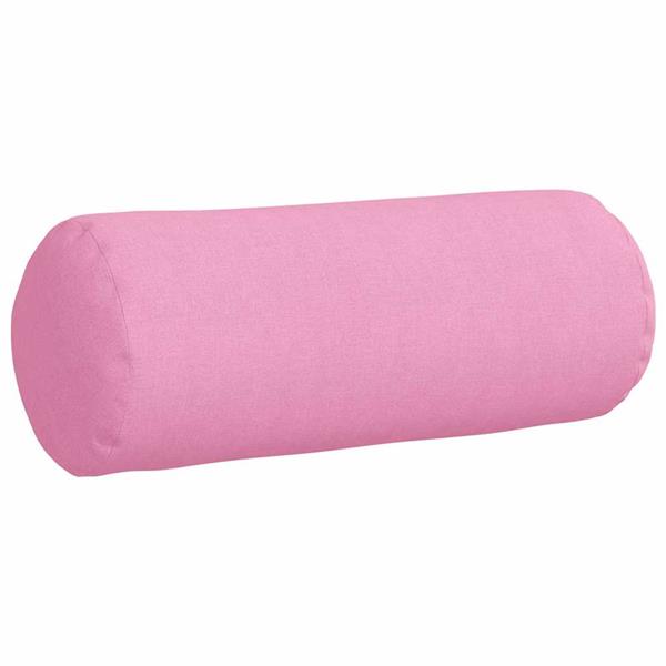 Grote foto vidaxl bolster kussens 2 stuks roze 15 x 40 cm stof huis en inrichting woningdecoratie