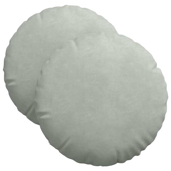 Grote foto vidaxl zitkussens 2 stuks lichtgrijs 40 x 13 cm fluweel huis en inrichting woningdecoratie