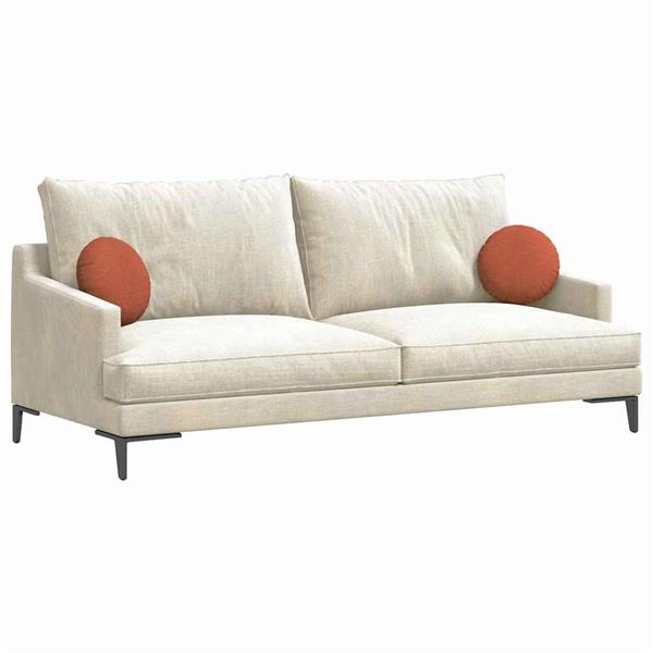 Grote foto vidaxl zitkussens 2 pcs rood oranje 30 cm katoen stof huis en inrichting woningdecoratie