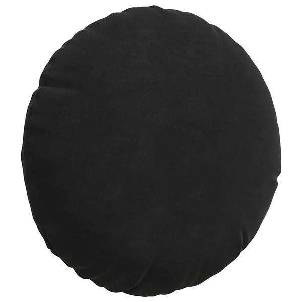 Grote foto vidaxl zitkussens 2 stuks zwart 40 x 13 cm fluweel huis en inrichting woningdecoratie