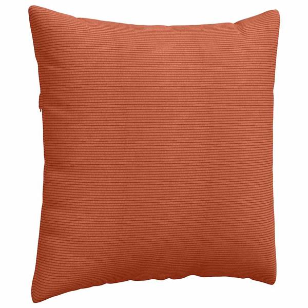 Grote foto vidaxl sofa kussens 2 stuks rood oranje 80 x 80 cm cordstof huis en inrichting woningdecoratie