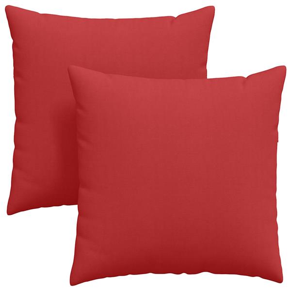 Grote foto vidaxl sofa kussens 2 pcs rood 80 x 80 cm stof huis en inrichting woningdecoratie