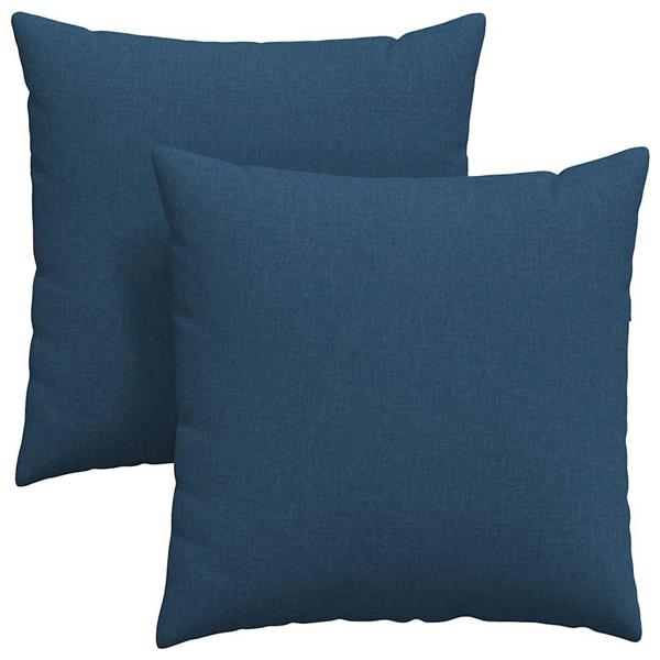Grote foto vidaxl sofa kussens 2 pcs blauw 80 x 80 cm stof huis en inrichting woningdecoratie