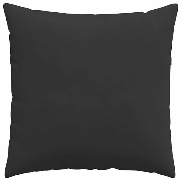 Grote foto vidaxl sofa kussens 2 stuks zwart 60 x 60 cm stof huis en inrichting woningdecoratie