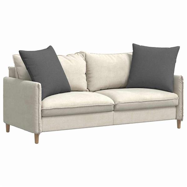 Grote foto vidaxl sofa kussens 2 pcs donkergrijs 60 x 60 cm stof huis en inrichting woningdecoratie