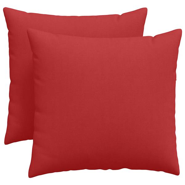 Grote foto vidaxl sofa kussens 2 pcs rood 50 x 50 cm stof huis en inrichting woningdecoratie