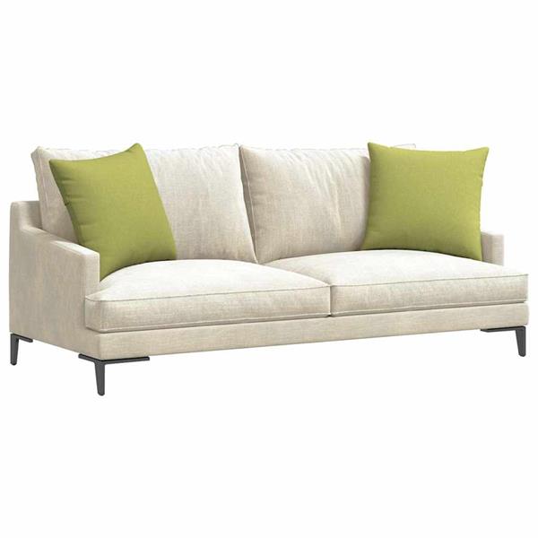 Grote foto vidaxl sofa kussens 2 pcs lichtgroen 50 x 50 cm stof huis en inrichting woningdecoratie
