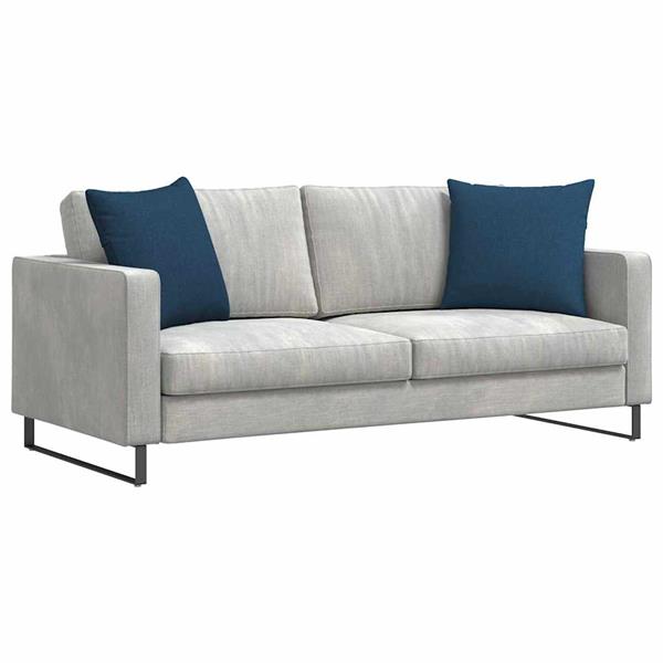 Grote foto vidaxl sofa kussens 2 pcs blauw 50 x 50 cm stof huis en inrichting woningdecoratie