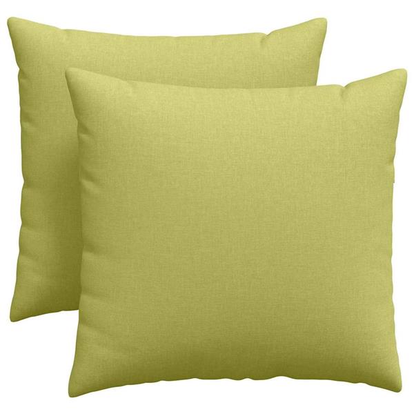 Grote foto vidaxl sofa kussens 2 pcs lichtgroen 45 x 45 cm stof huis en inrichting woningdecoratie