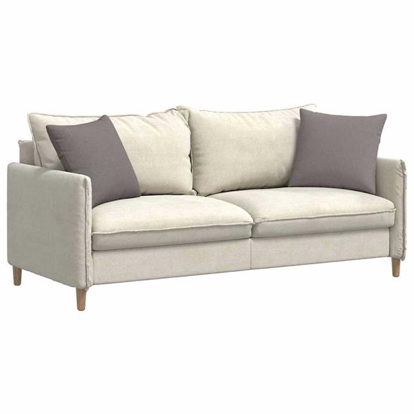 Grote foto vidaxl sofa kussens 2 pcs taupe 45 x 45 cm stof huis en inrichting woningdecoratie