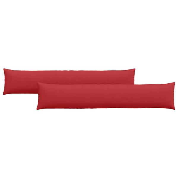 Grote foto vidaxl sofa kussens 2 pcs rood 200 x 40 cm stof huis en inrichting woningdecoratie