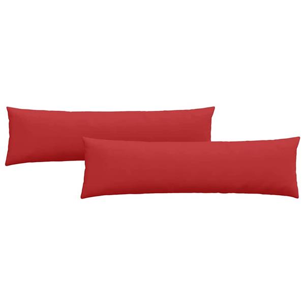 Grote foto vidaxl sofa kussens 2 pcs rood 145 x 40 cm stof huis en inrichting woningdecoratie