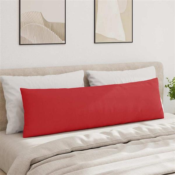 Grote foto vidaxl sofa kussens 2 pcs rood 145 x 40 cm stof huis en inrichting woningdecoratie