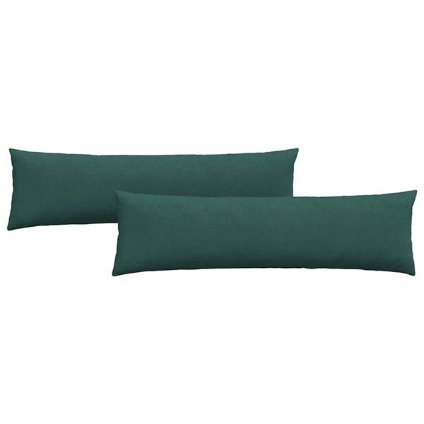 Grote foto vidaxl sofa kussens 2 pcs donkergroen 145 x 40 cm stof huis en inrichting woningdecoratie