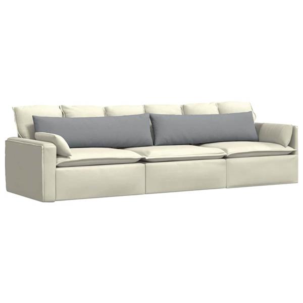 Grote foto vidaxl sofa kussens 2 pcs lichtgrijs 145 x 40 cm stof huis en inrichting woningdecoratie