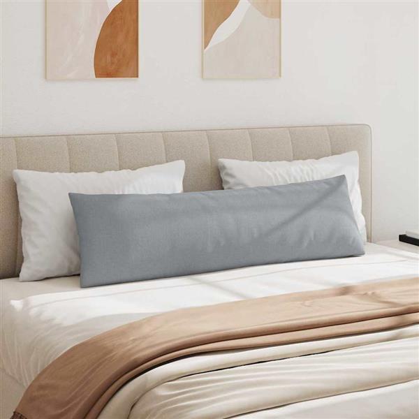 Grote foto vidaxl sofa kussens 2 pcs lichtgrijs 145 x 40 cm stof huis en inrichting woningdecoratie