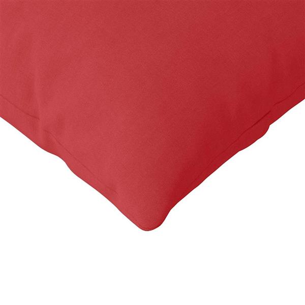 Grote foto vidaxl sofa kussens 2 pcs rood 120 x 40 cm stof huis en inrichting woningdecoratie