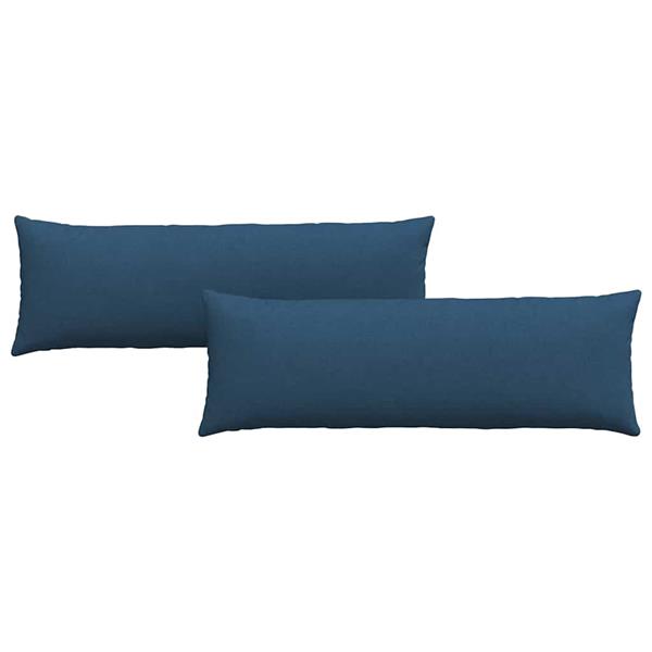 Grote foto vidaxl sofa kussens 2 pcs blauw 120 x 40 cm stof huis en inrichting woningdecoratie
