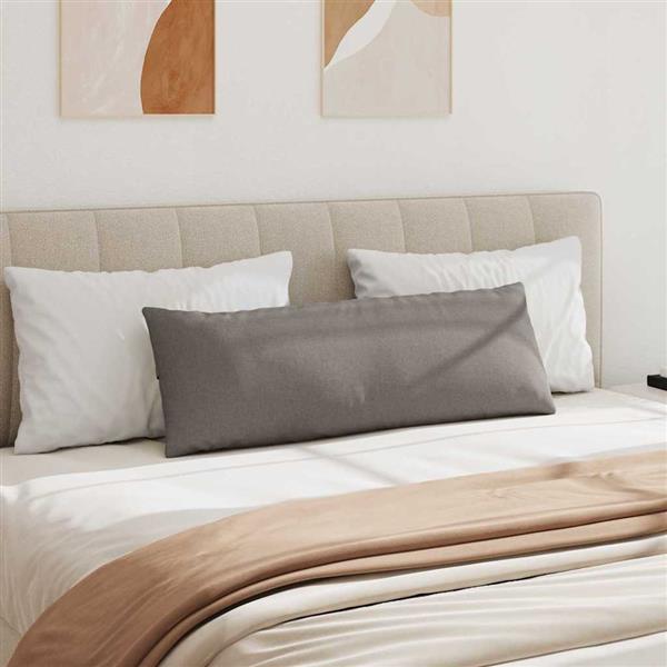 Grote foto vidaxl sofa kussens 2 pcs taupe 120 x 40 cm stof huis en inrichting woningdecoratie