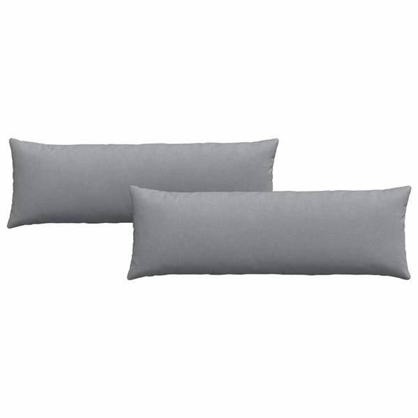 Grote foto vidaxl sofa kussens 2 pcs lichtgrijs 120 x 40 cm stof huis en inrichting woningdecoratie