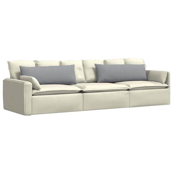 Grote foto vidaxl sofa kussens 2 pcs lichtgrijs 120 x 40 cm stof huis en inrichting woningdecoratie