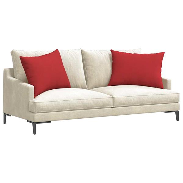 Grote foto vidaxl sofa kussens 2 pcs rood 70 x 50 cm stof huis en inrichting woningdecoratie