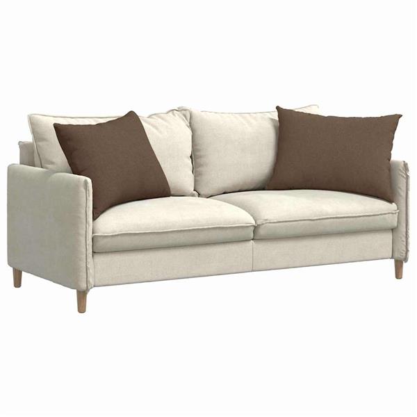 Grote foto vidaxl sofa kussens 2 pcs bruin 70 x 50 cm stof huis en inrichting woningdecoratie