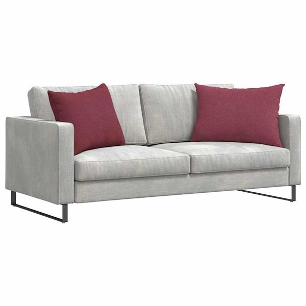 Grote foto vidaxl sofa kussens 2 pcs wijnrood 70 x 50 cm stof huis en inrichting woningdecoratie
