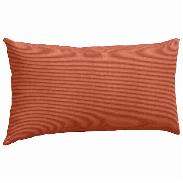 Grote foto vidaxl sofa kussens 2 stuks rood oranje 80 x 40 cm cordstof huis en inrichting woningdecoratie