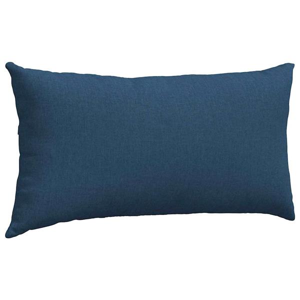 Grote foto vidaxl sofa kussens 2 pcs blauw 80 x 40 cm stof huis en inrichting woningdecoratie
