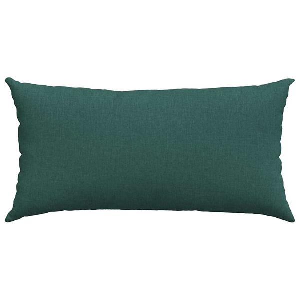 Grote foto vidaxl sofa kussens 2 pcs donkergroen 80 x 40 cm stof huis en inrichting woningdecoratie