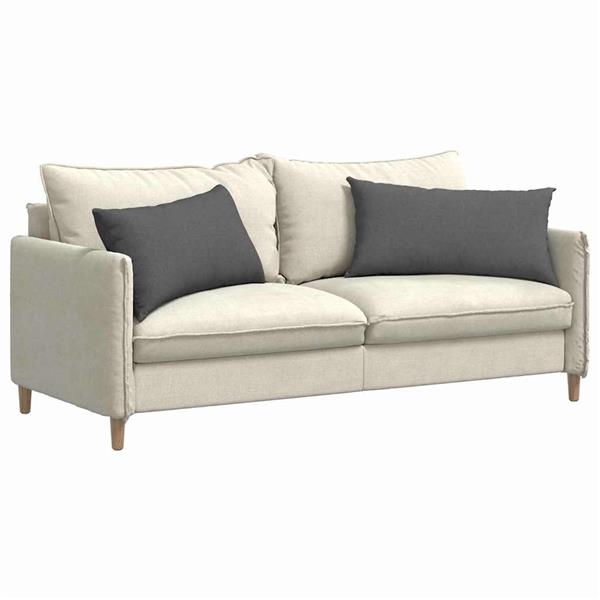 Grote foto vidaxl sofa kussens 2 pcs donkergrijs 80 x 40 cm stof huis en inrichting woningdecoratie