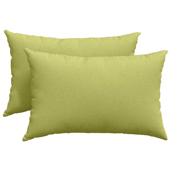Grote foto vidaxl sofa kussens 2 pcs lichtgroen 60 x 40 cm stof huis en inrichting woningdecoratie