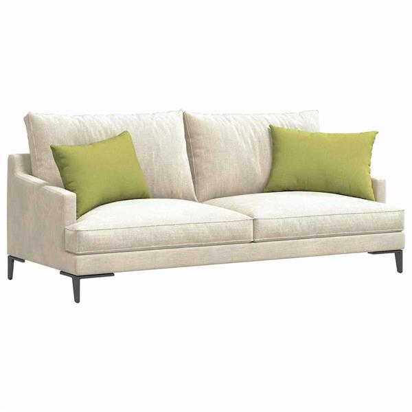 Grote foto vidaxl sofa kussens 2 pcs lichtgroen 60 x 40 cm stof huis en inrichting woningdecoratie