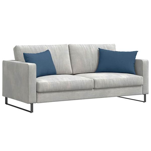 Grote foto vidaxl sofa kussens 2 pcs blauw 60 x 40 cm stof huis en inrichting woningdecoratie