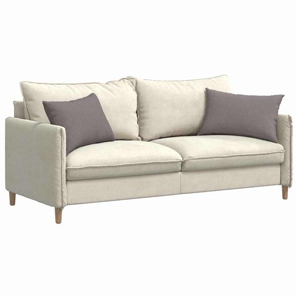 Grote foto vidaxl sofa kussens 2 pcs taupe 60 x 40 cm stof huis en inrichting woningdecoratie