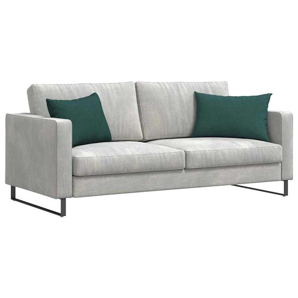 Grote foto vidaxl sofa kussens 2 pcs donkergroen 60 x 40 cm stof huis en inrichting woningdecoratie