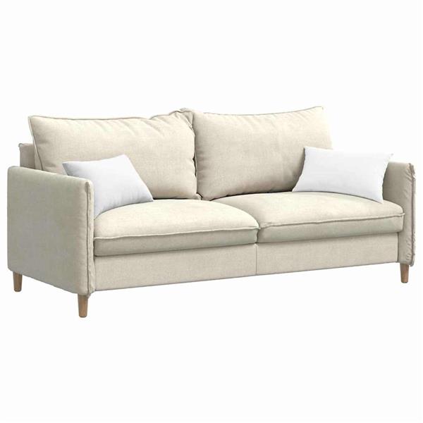 Grote foto vidaxl sofa kussens 2 pcs wit 50 x 30 cm stof huis en inrichting woningdecoratie