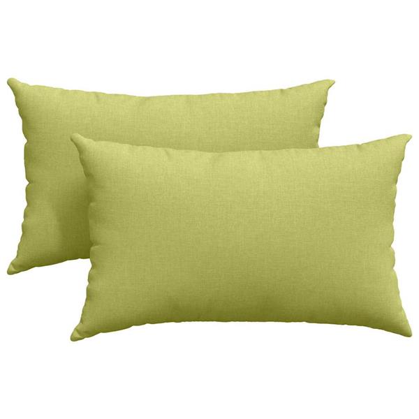 Grote foto vidaxl sofa kussens 2 pcs lichtgroen 50 x 30 cm stof huis en inrichting woningdecoratie