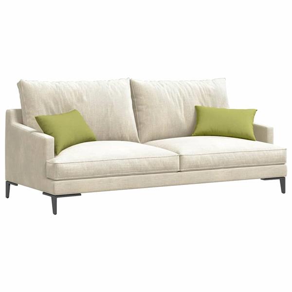 Grote foto vidaxl sofa kussens 2 pcs lichtgroen 50 x 30 cm stof huis en inrichting woningdecoratie