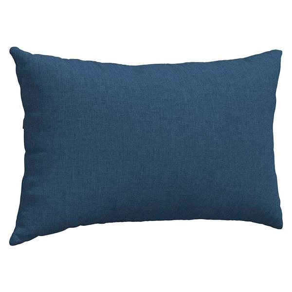 Grote foto vidaxl sofa kussens 2 pcs blauw 50 x 30 cm stof huis en inrichting woningdecoratie